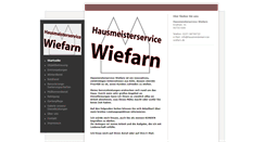 Desktop Screenshot of hausmeisterservice-wiefarn.de